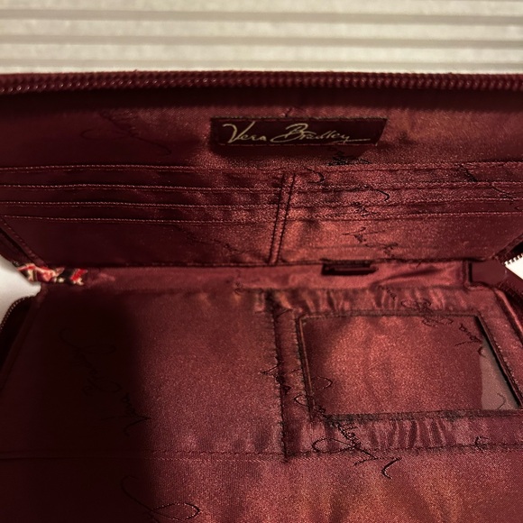 Vera Bradley Burgundy Paisley Wallet - Picture 5 of 12